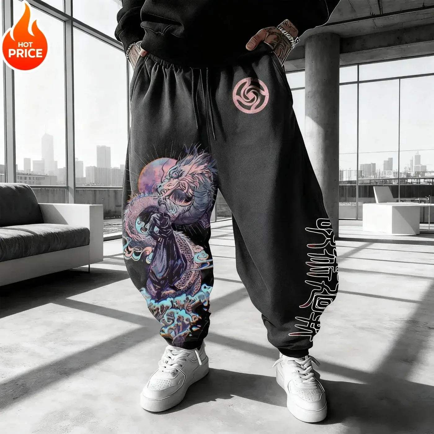 Jujutsu Kaisen Gojo Sweatpants Unisex Warm Winter Cotton - Image 3