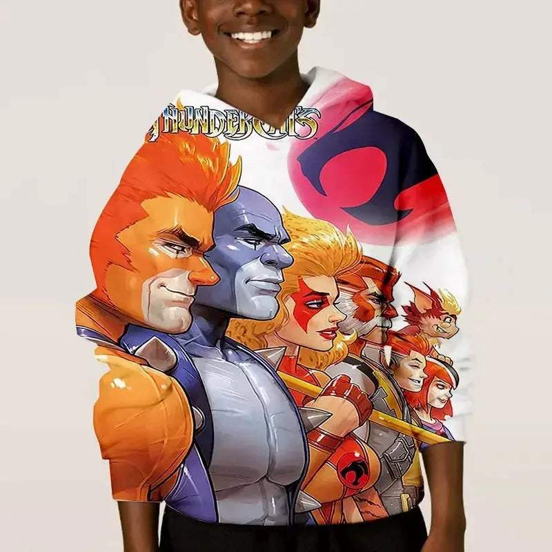 Thundercats Anime Hoodie Unisex 3D Print Sweatshirt Retro Style - Image 12
