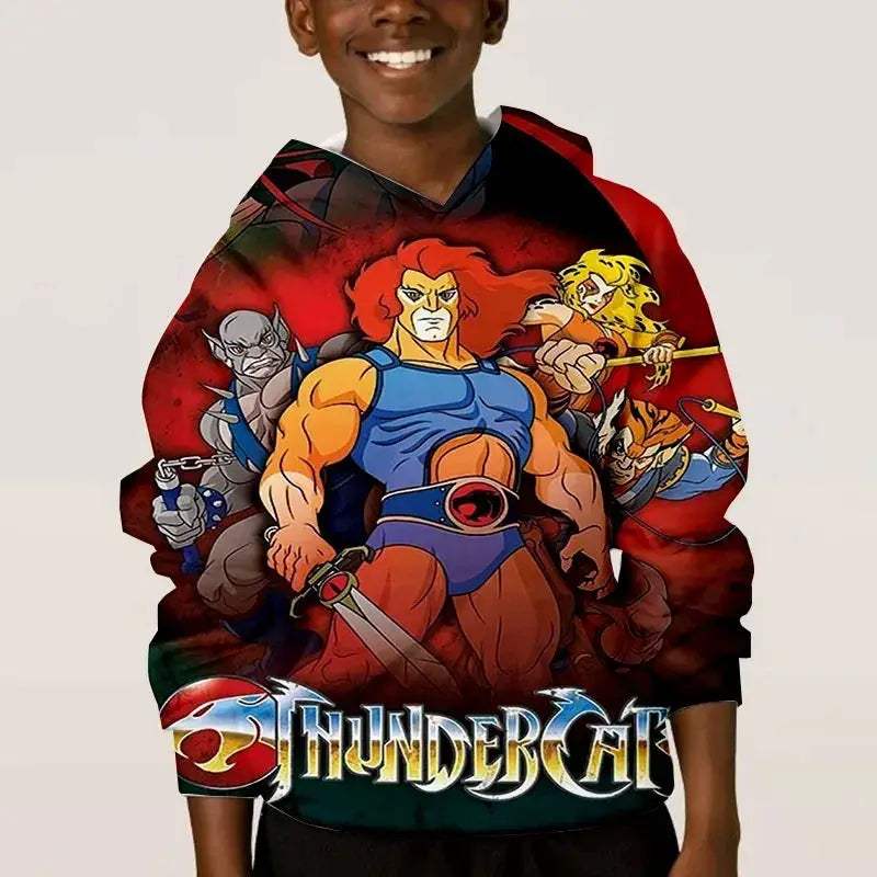 Thundercats Anime Hoodie Unisex 3D Print Sweatshirt Retro Style - Image 19