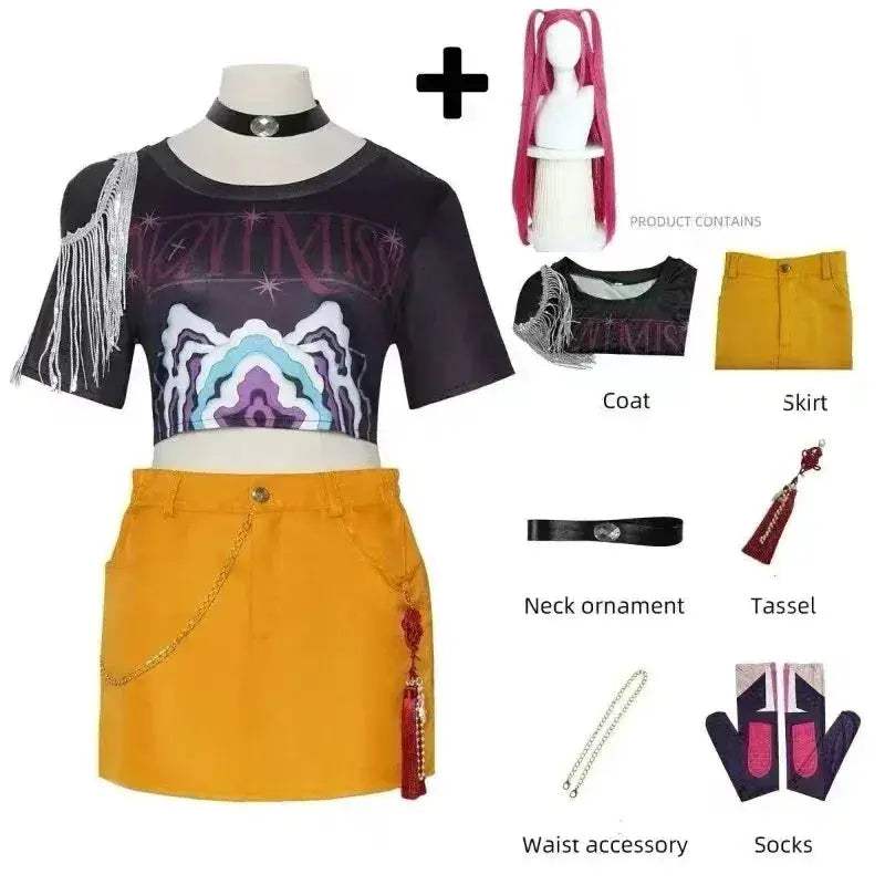 Premium Mira Cosplay Wig Set For Women Halloween Party