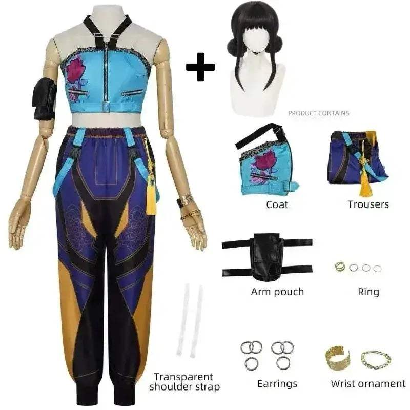 Premium Mira Cosplay Wig Set For Women Halloween Party - Image 6