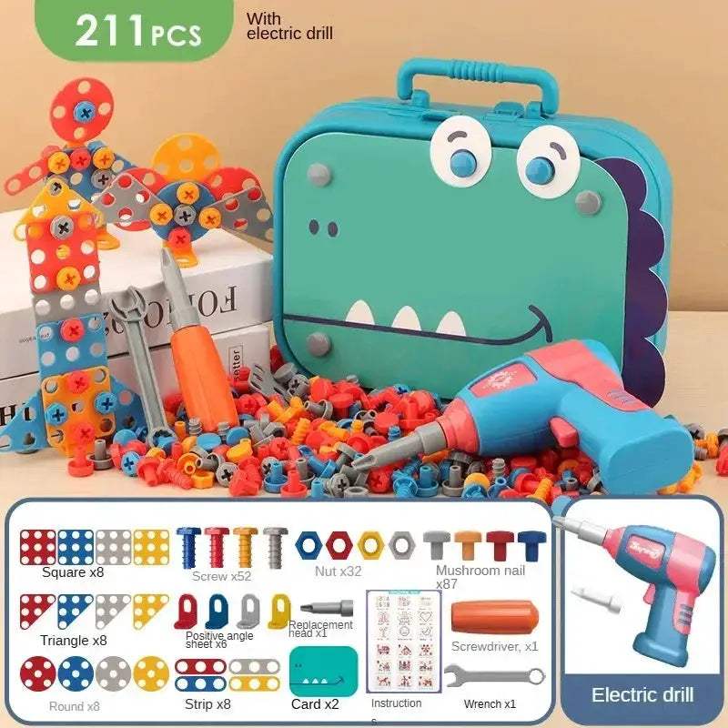 Educational Kids Tool Kit With Realistic Power Screwdriver Toy - Image 7