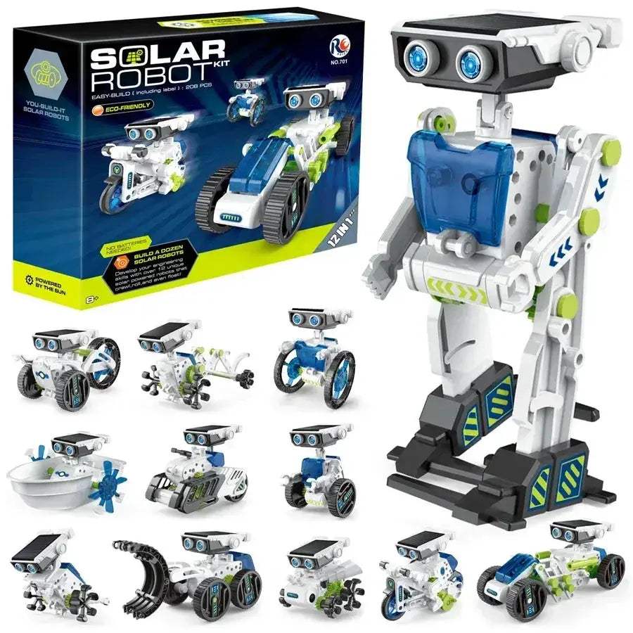 21In1 Solar Robot Kit For Kids Hands-On STEM Education Toy - Image 10