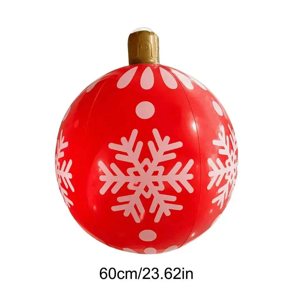 Giant Inflatable Christmas Ball Outdoor Decoration Easy Setup - Image 6