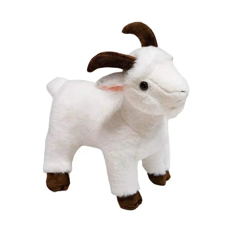 Lifelike Goat Plush Toy for Kids Soft Cute Stuffed Animal - Image 7