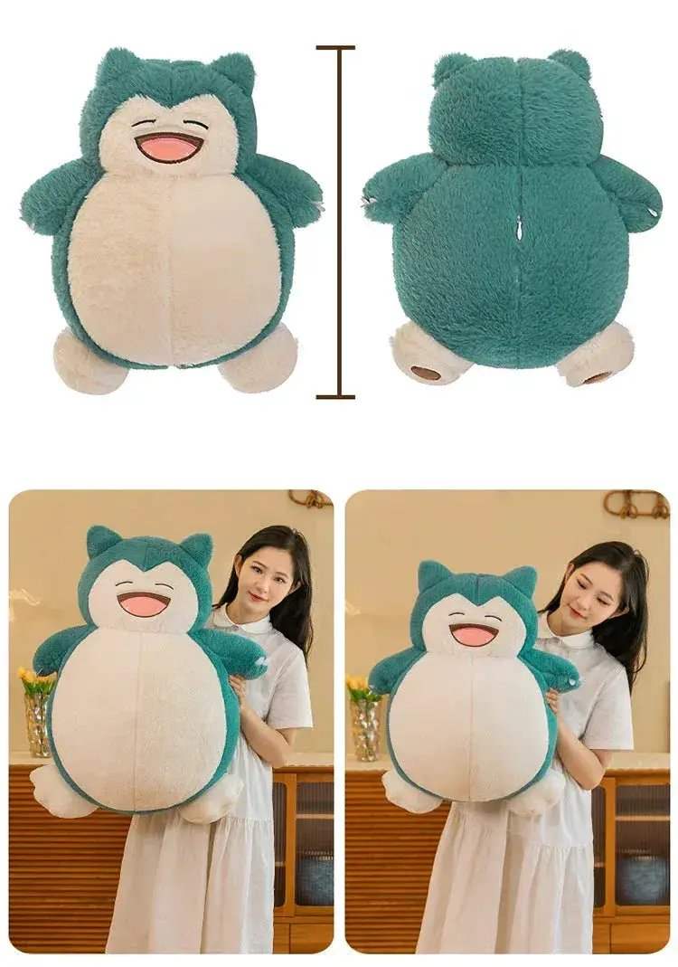 30/45/60CM Big Size Pokémon Cute Snorlax Plush Toy, Cuddling Sleeping Doll - Image 10