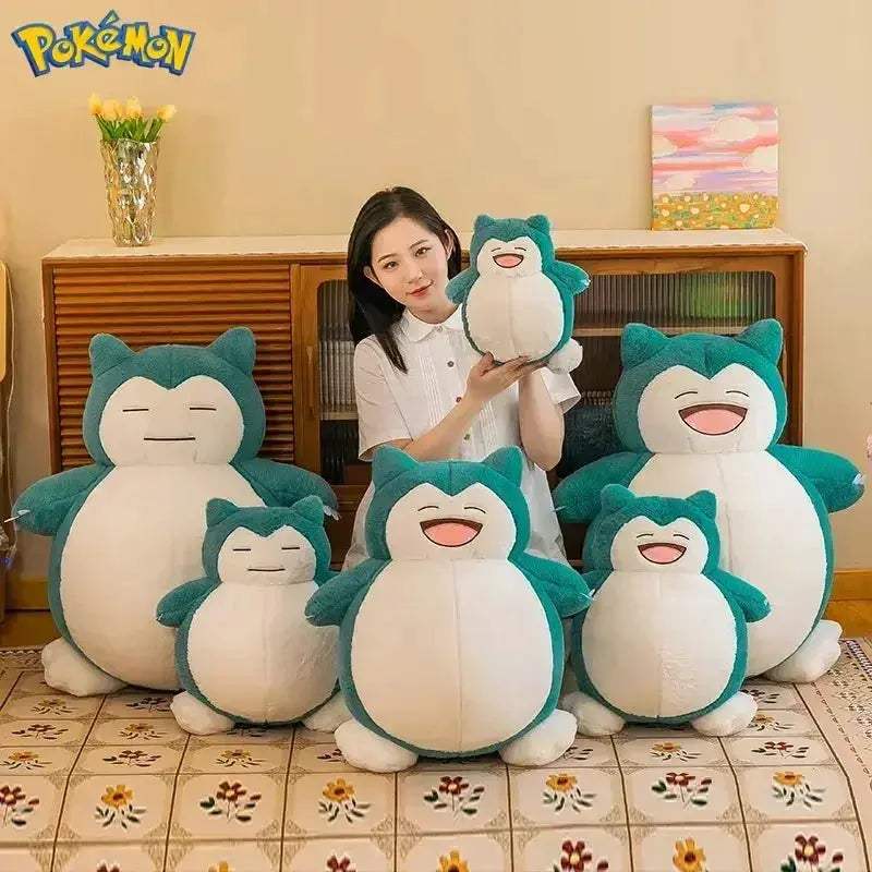 30/45/60CM Big Size Pokémon Cute Snorlax Plush Toy, Cuddling Sleeping Doll - Image 2