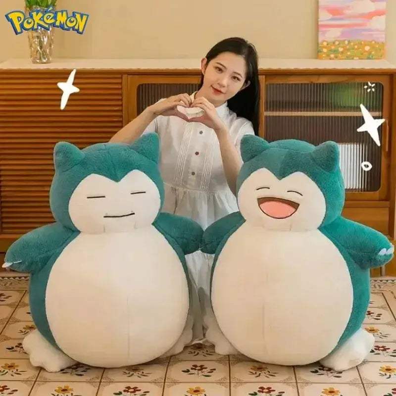 30/45/60CM Big Size Pokémon Cute Snorlax Plush Toy, Cuddling Sleeping Doll - Image 4