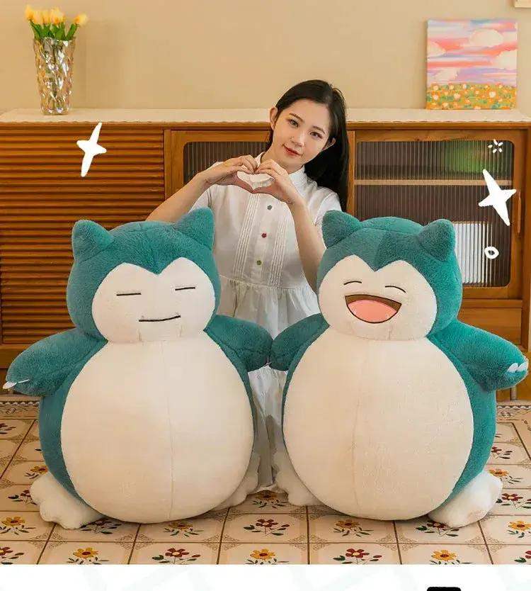 30/45/60CM Big Size Pokémon Cute Snorlax Plush Toy, Cuddling Sleeping Doll - Image 7