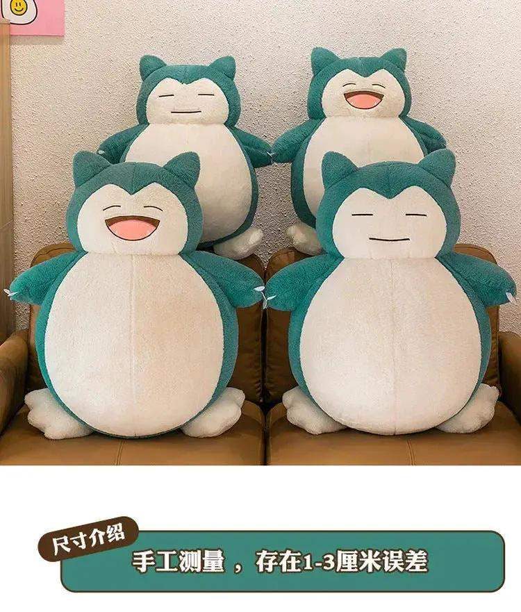30/45/60CM Big Size Pokémon Cute Snorlax Plush Toy, Cuddling Sleeping Doll - Image 9
