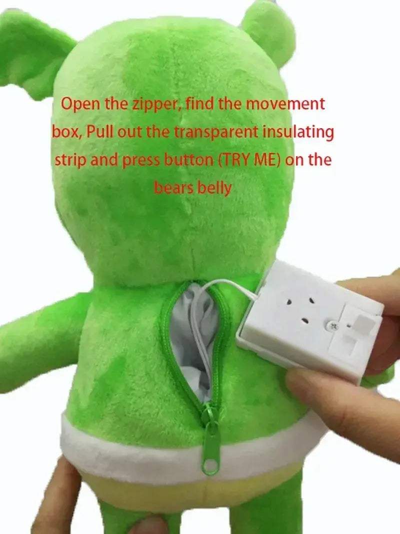 Singing Gummy Bear Plush Toy With Music For Kids Soft - Image 3