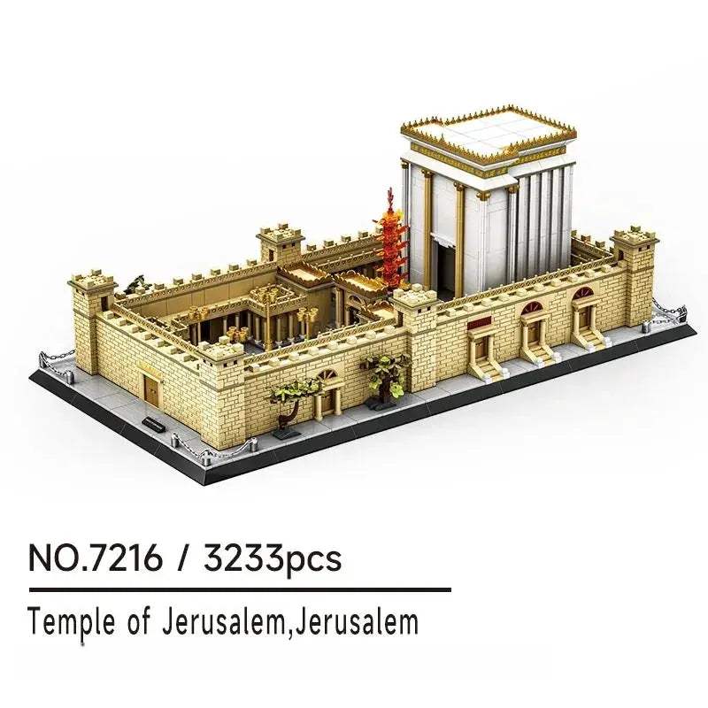 Lego Compatible Jerusalem Temple High Difficulty Large Scale Building Kit - Image 7