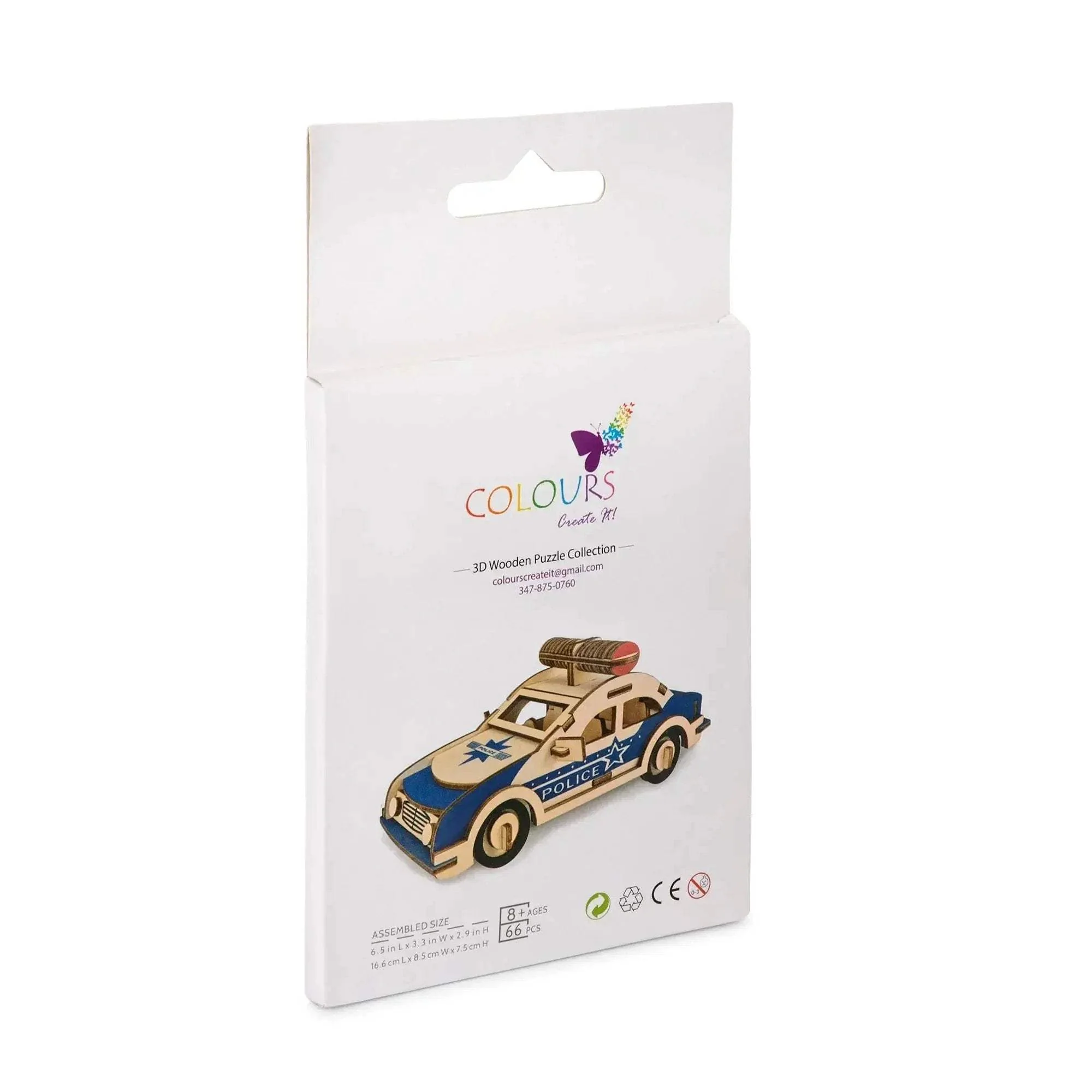 3d Police Car Puzzle - Image 4