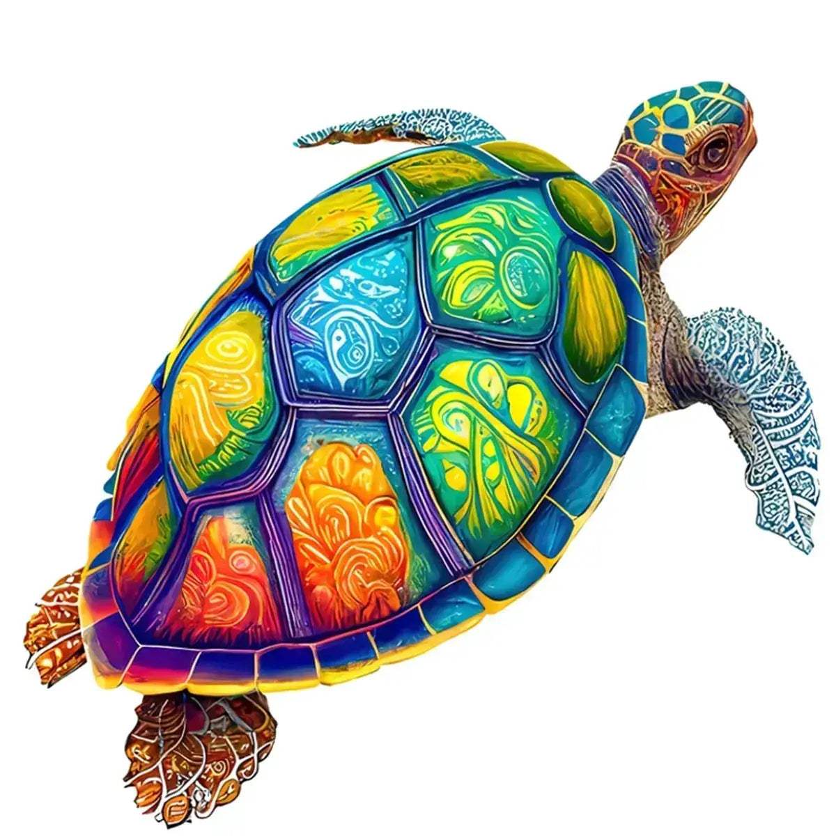 3D Wooden Animal Jigsaw Puzzle For All Ages Interactive Lion - Image 3