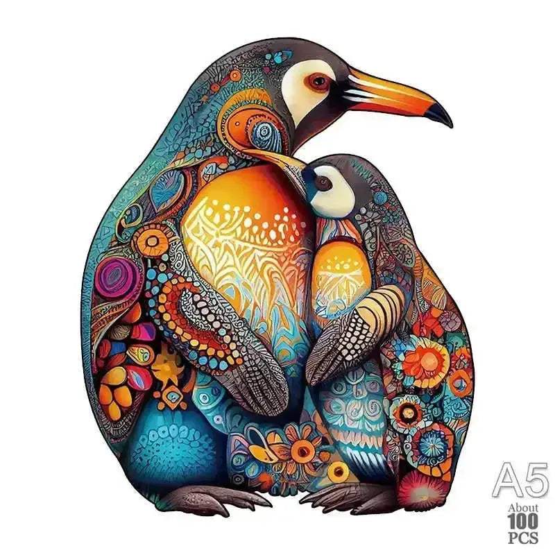 3D Wooden Animal Jigsaw Puzzle For All Ages Interactive Lion - Image 33