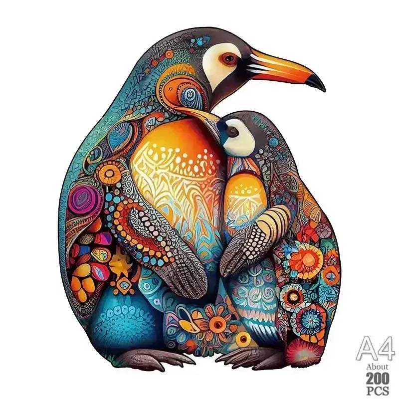 3D Wooden Animal Jigsaw Puzzle For All Ages Interactive Lion - Image 37