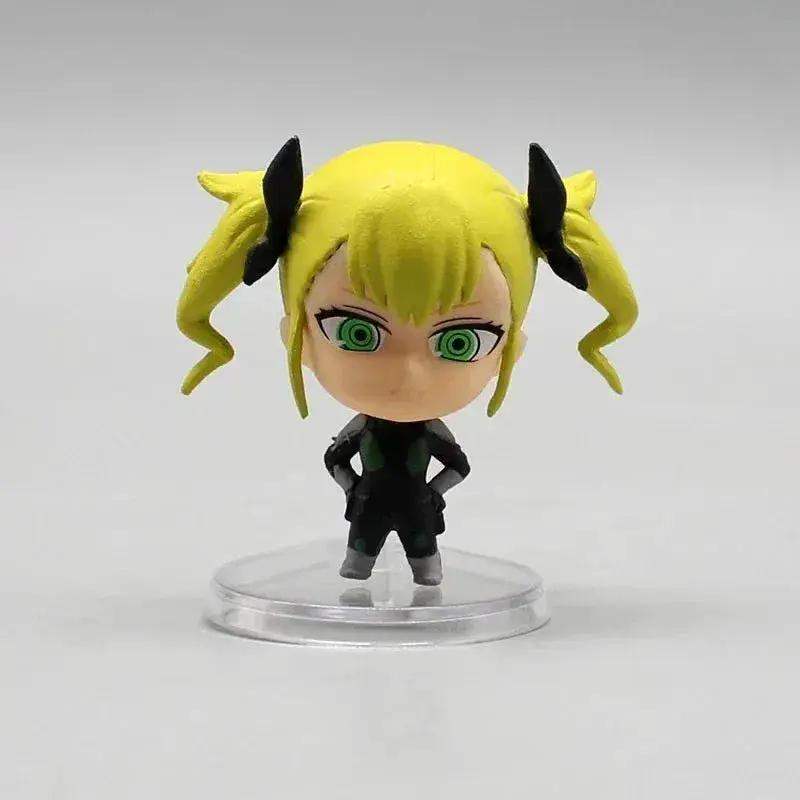 4 pcs Set Anime Toy Kaiju No 8 Capsule Figure Cute Kawaii Chibi Figurines, Kafka Hibino Reno Ichikawa Kikoru Shinomiya PVC Collection Model Toy Gift 4 cm - Image 4
