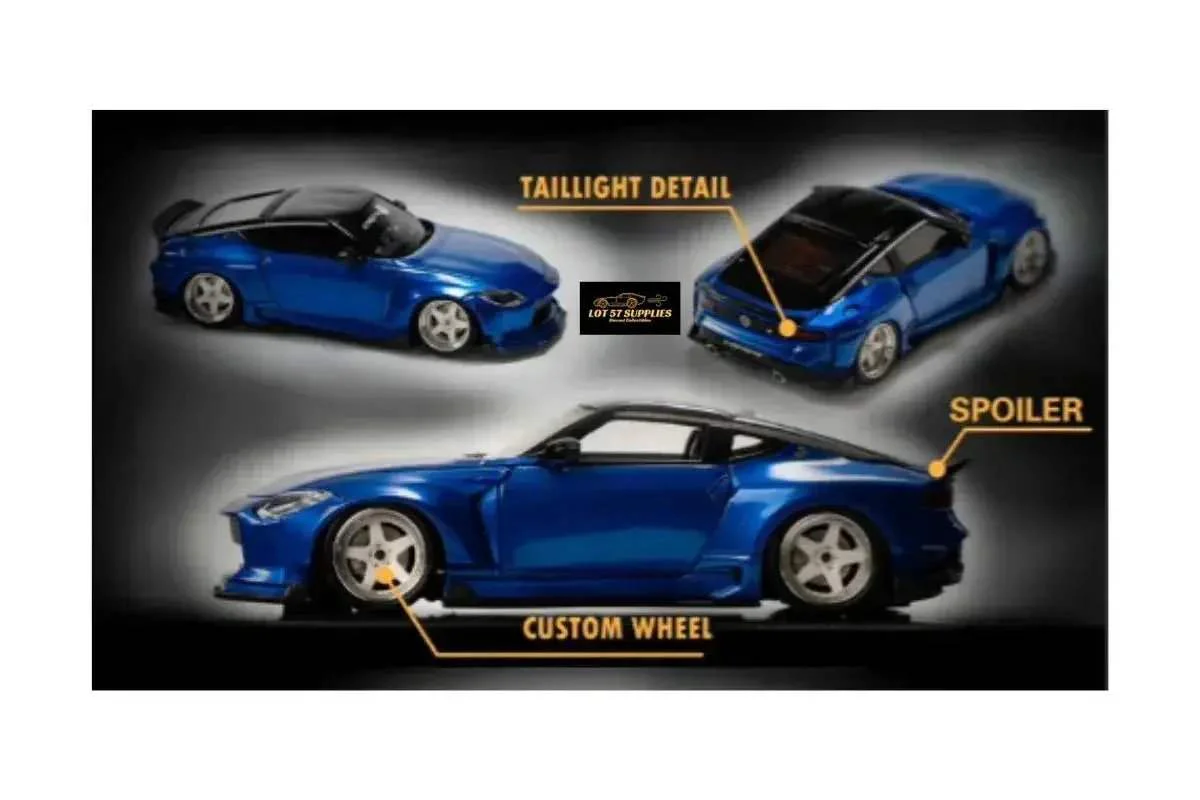 404ERROR Nissan 400Z Candy Blue 1:64 Resin Model - Image 6