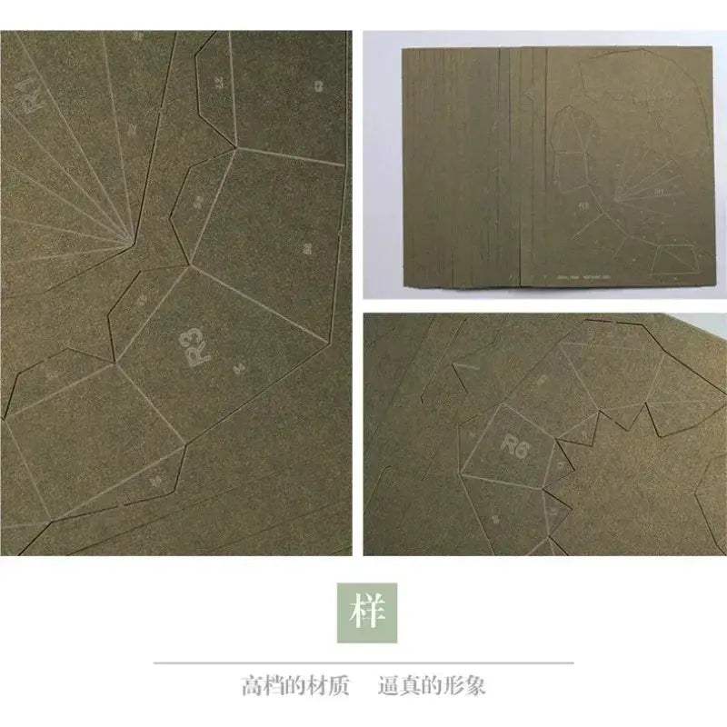 40cm DIY 3D Cardboard Rhinoceros Model for Wall Decoration and Puzzle - Image 3