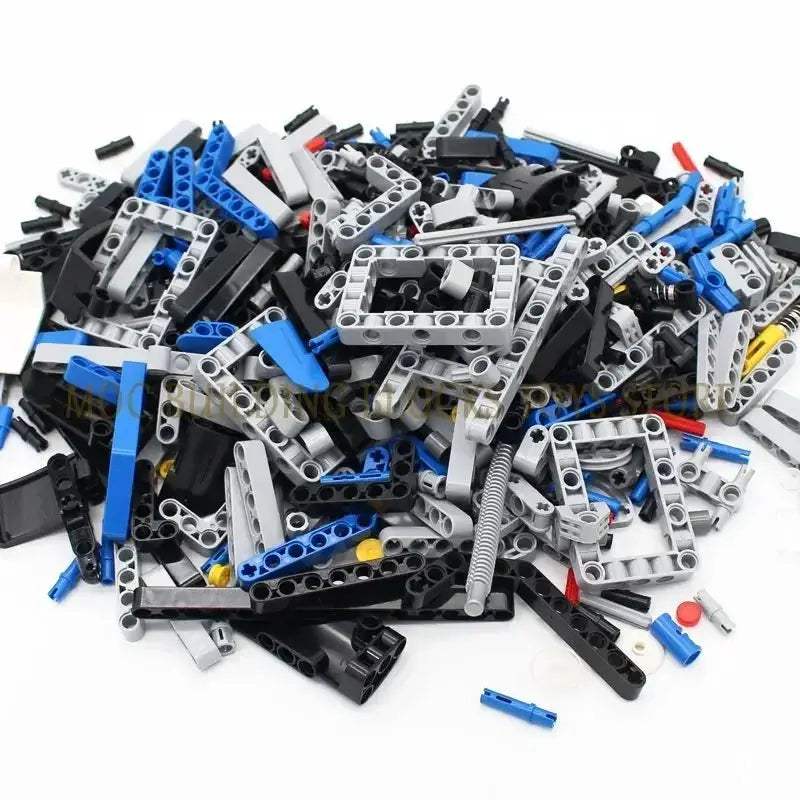 Lego Compatible Technical Building Blocks 590 Piece Bulk Set - Image 3