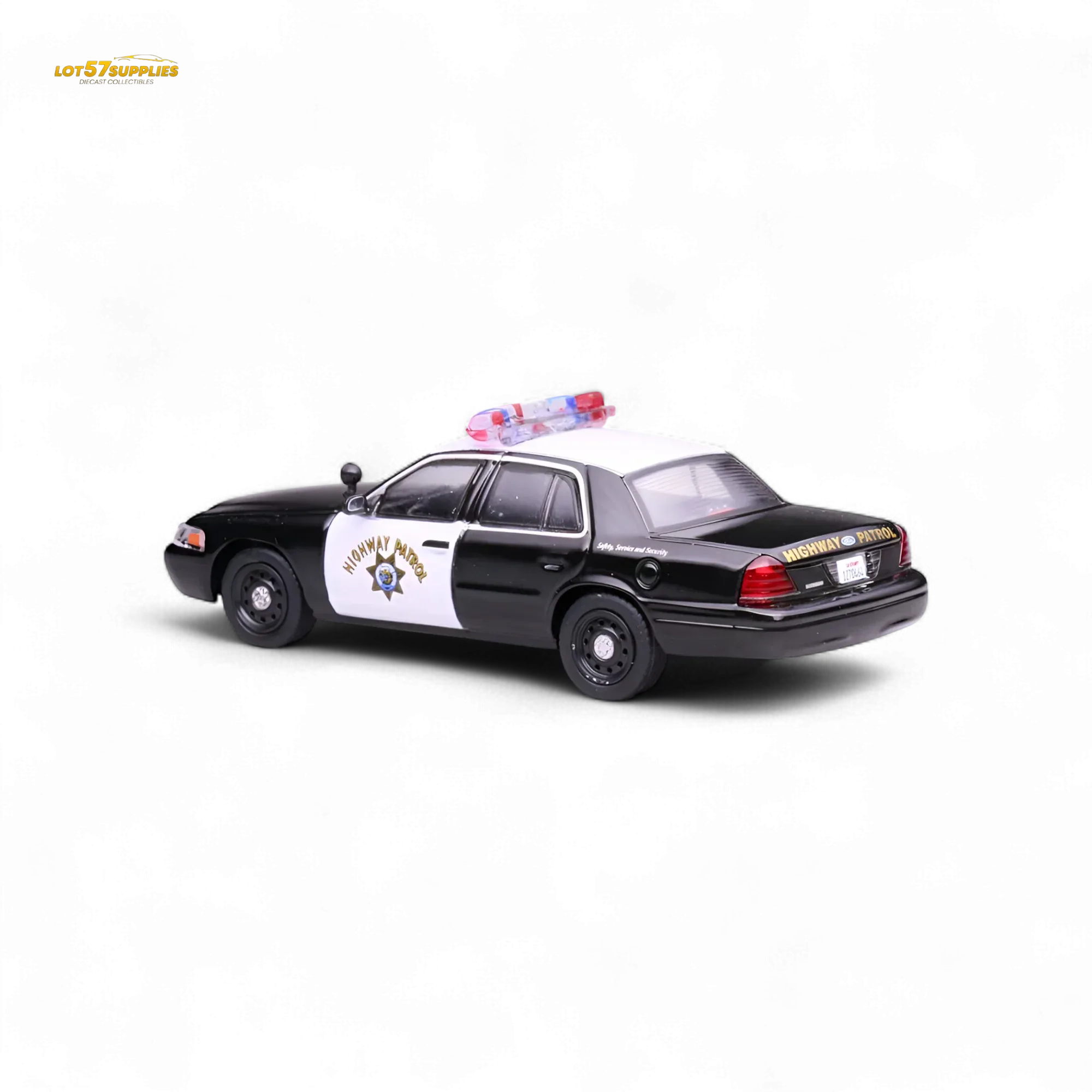 596 Ford Crown Victoria California Highway Patrol 1:64 - Image 2