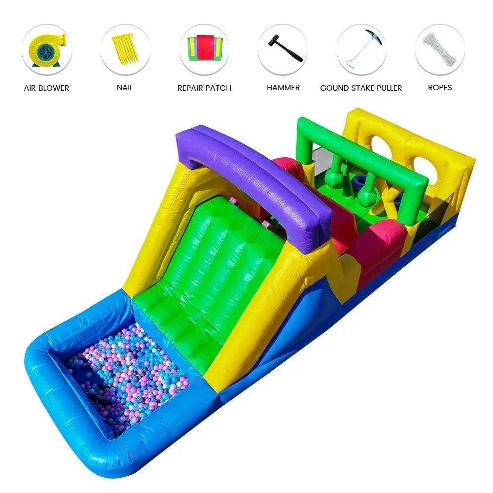 Commercial Inflatable Obstacle Course Bouncy Castle With Blower - Image 7