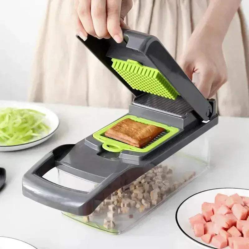 6-In-1 Vegetable Chopper And Mandoline Slicer With Safe Container - Image 3