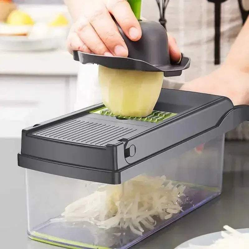 6-In-1 Vegetable Chopper And Mandoline Slicer With Safe Container - Image 4