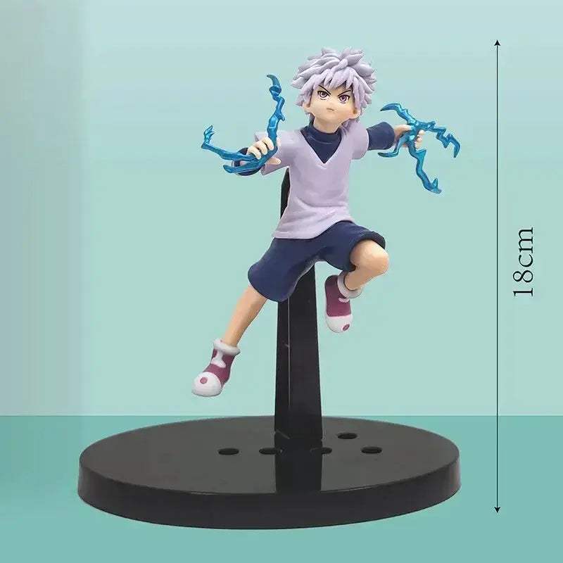 6 PCS Hunter X Hunter Figurines, Chrollo Killua Gon Hisoka Kurapika Illumi Action Figure PVC Statue - Image 6