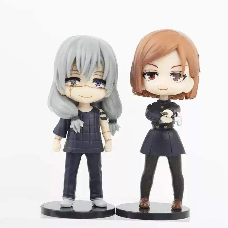 6 Pcs Set Jujutsu Kaisen Figurines, Gojo Yuji Megumi Nobara Mahito Geto Figures - Image 3