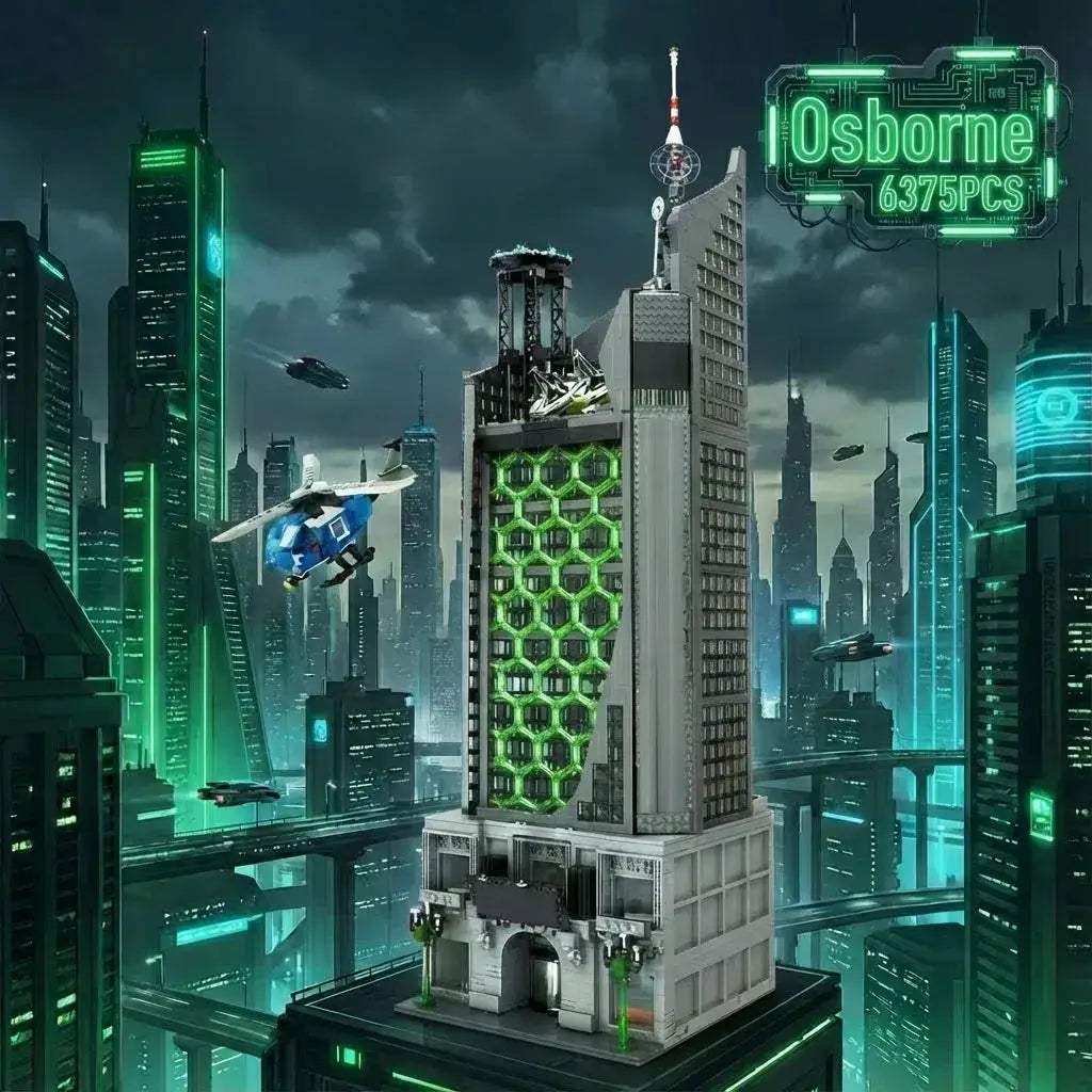 Oscorps House 6375-Piece Building Blocks Set Lego Compatible - Image 2