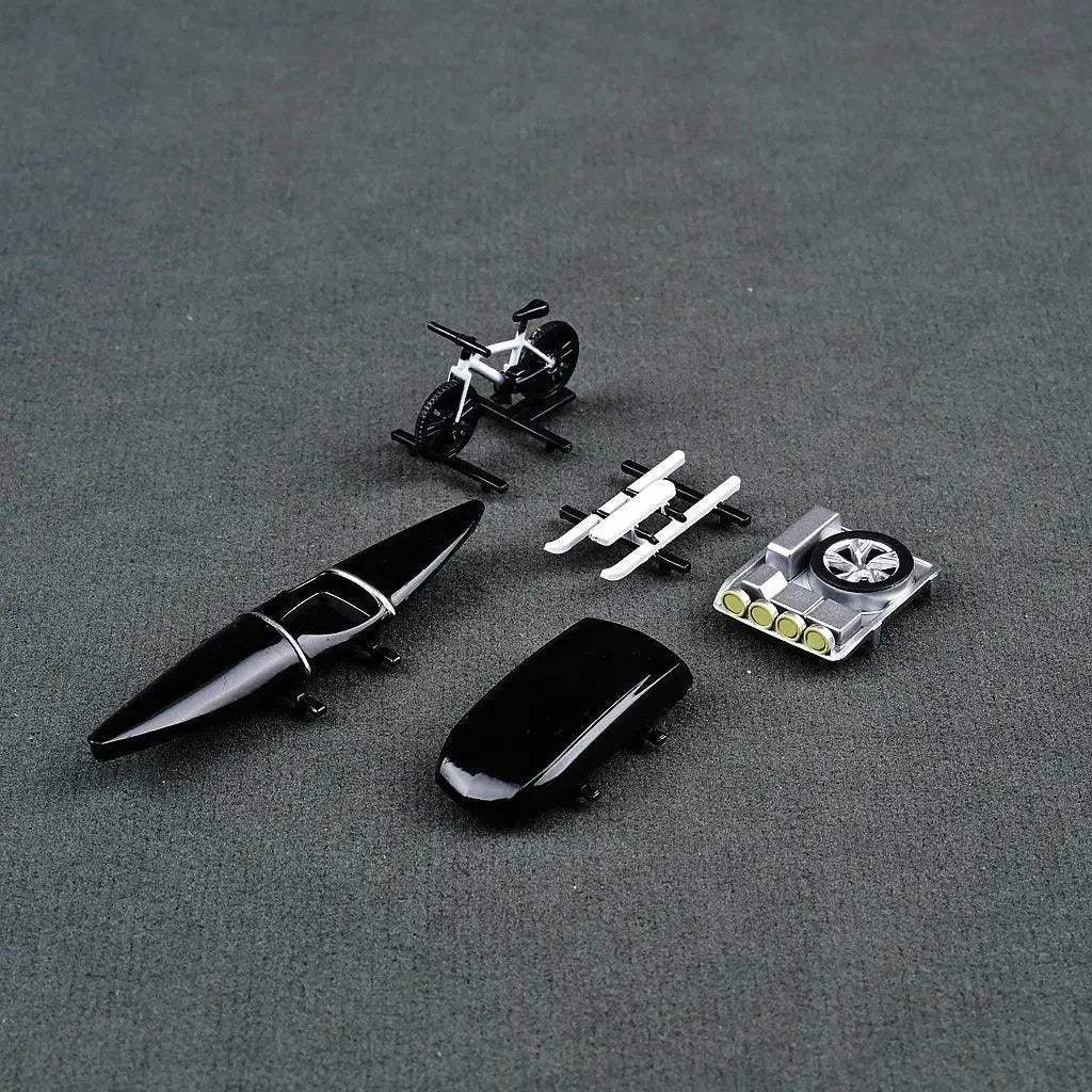 64 Scale Model Car Roof Accessories With Bicycle And Kayak - Image 8
