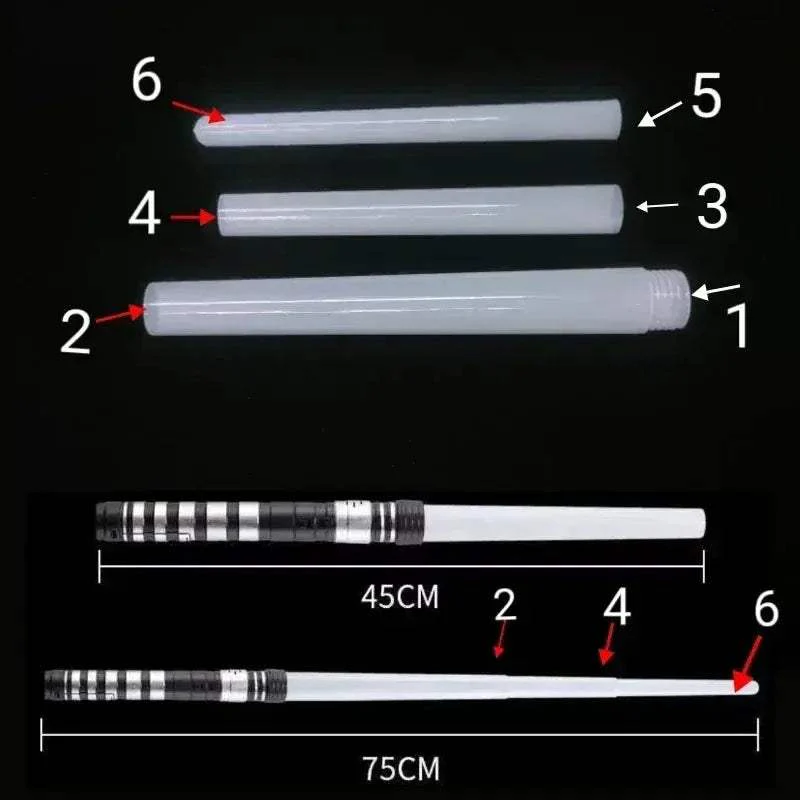 75cm RGB Lightsaber For Kids Red Blue Laser Sword Toy - Image 4