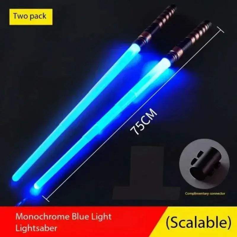 75cm RGB Lightsaber For Kids Red Blue Laser Sword Toy - Image 7