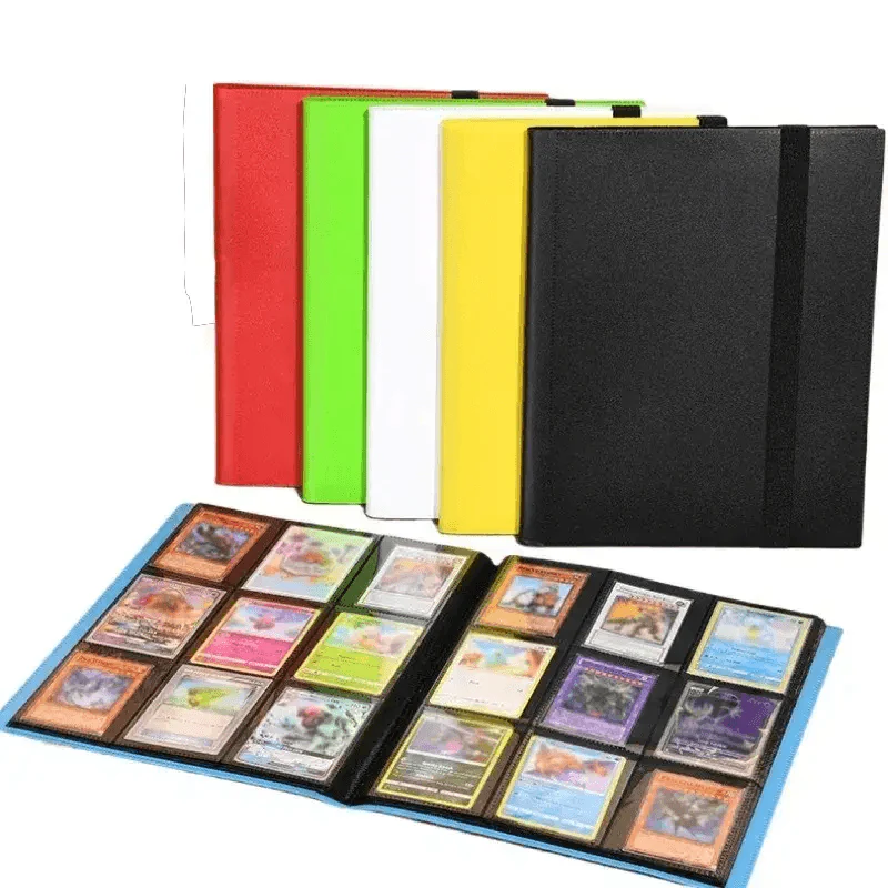 9 Pocket Trading Card Binder With Side Loading Pockets