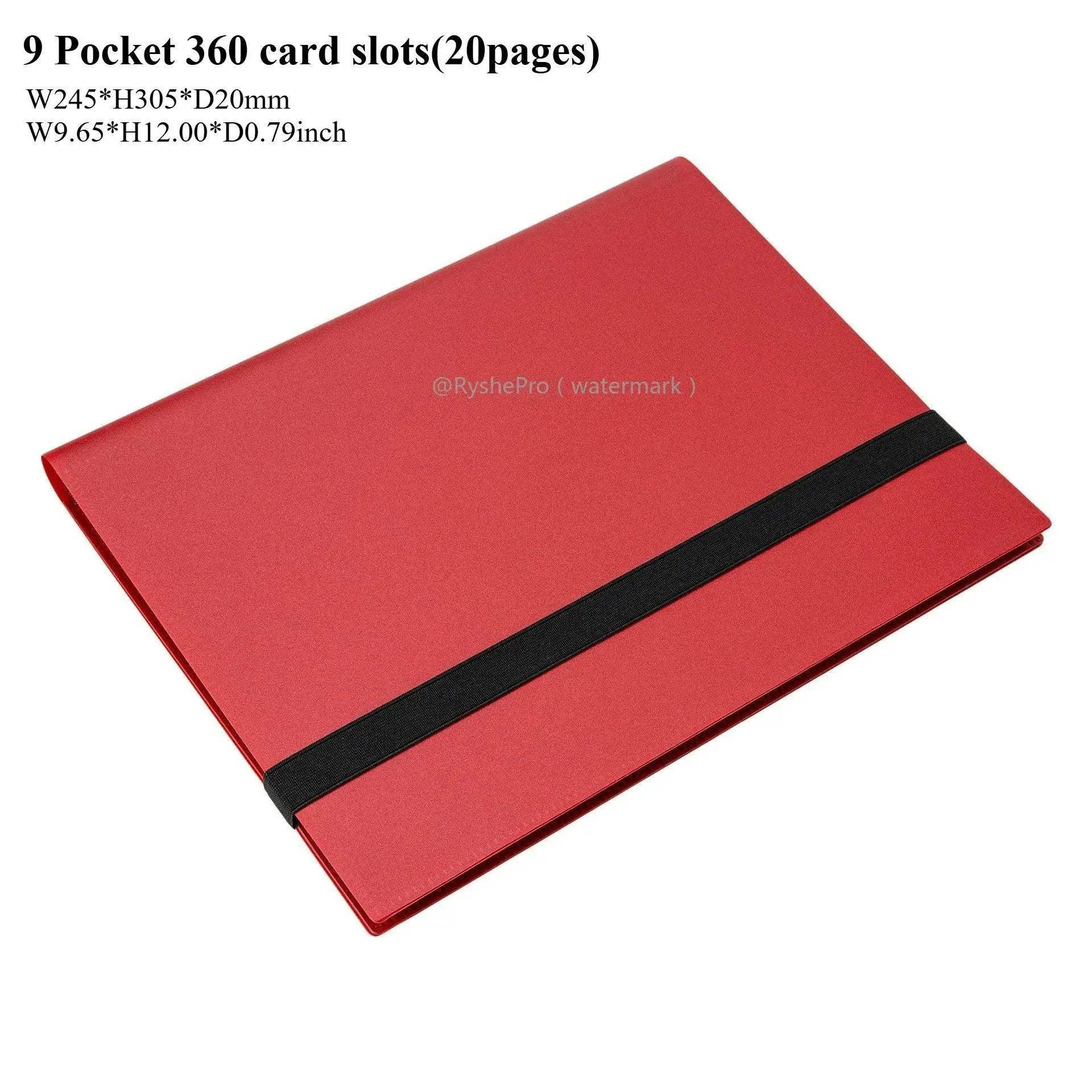 9 Pocket Trading Card Binder With Side Loading Pockets - Image 11