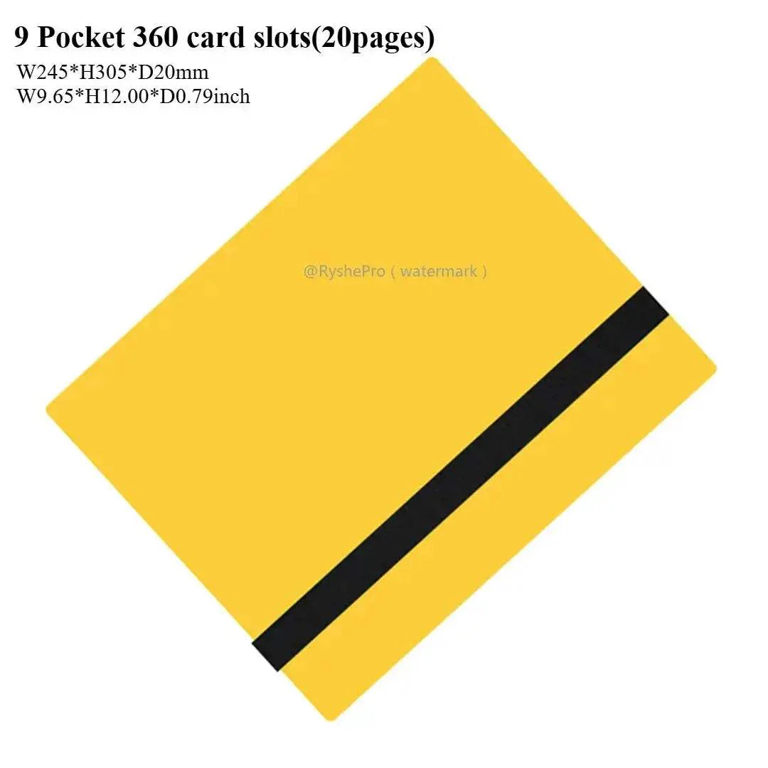 9 Pocket Trading Card Binder With Side Loading Pockets - Image 12