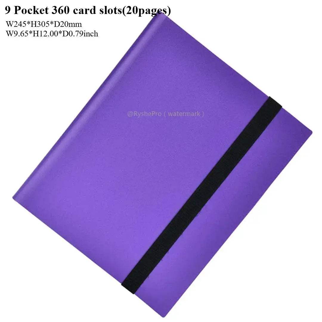 9 Pocket Trading Card Binder With Side Loading Pockets - Image 14