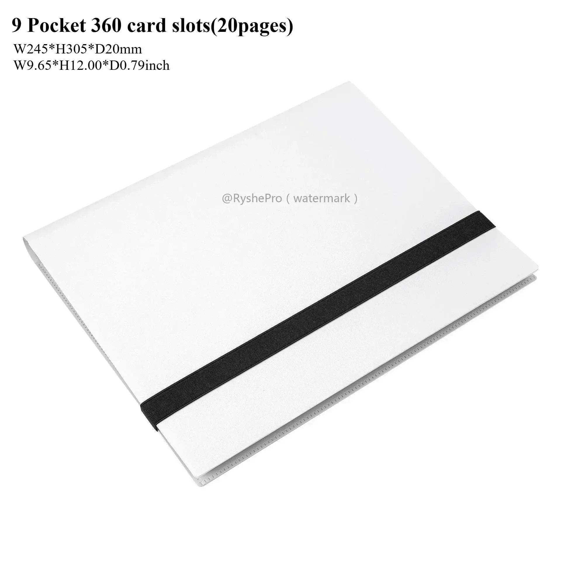 9 Pocket Trading Card Binder With Side Loading Pockets - Image 7