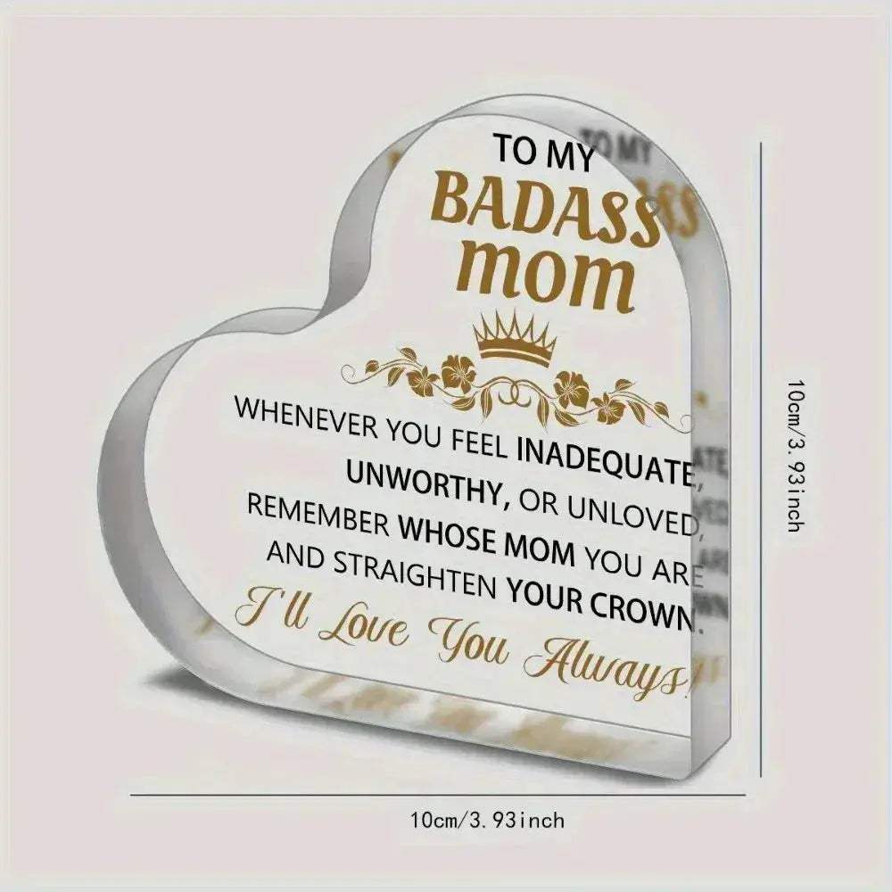 Acrylic Puzzle Desk Decor Gift For Moms Unique Keepsake - Image 2