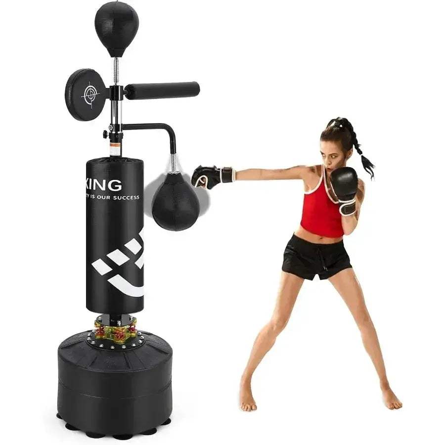 Adjustable Height Punching Bag With Stand For Boxing Training