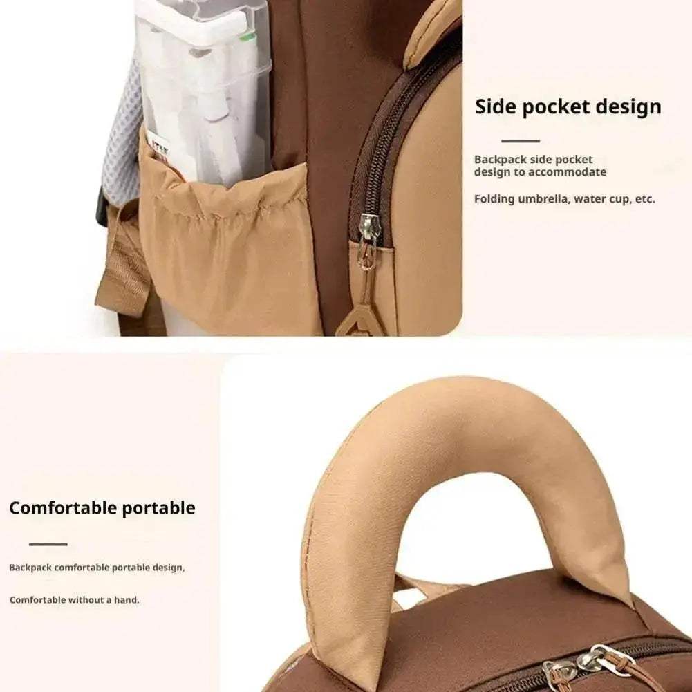 Adorable Backpack Capybara Cartoon Design Lightweight Waterproof For Boys And Girls Ages 7 To 13 - Image 4