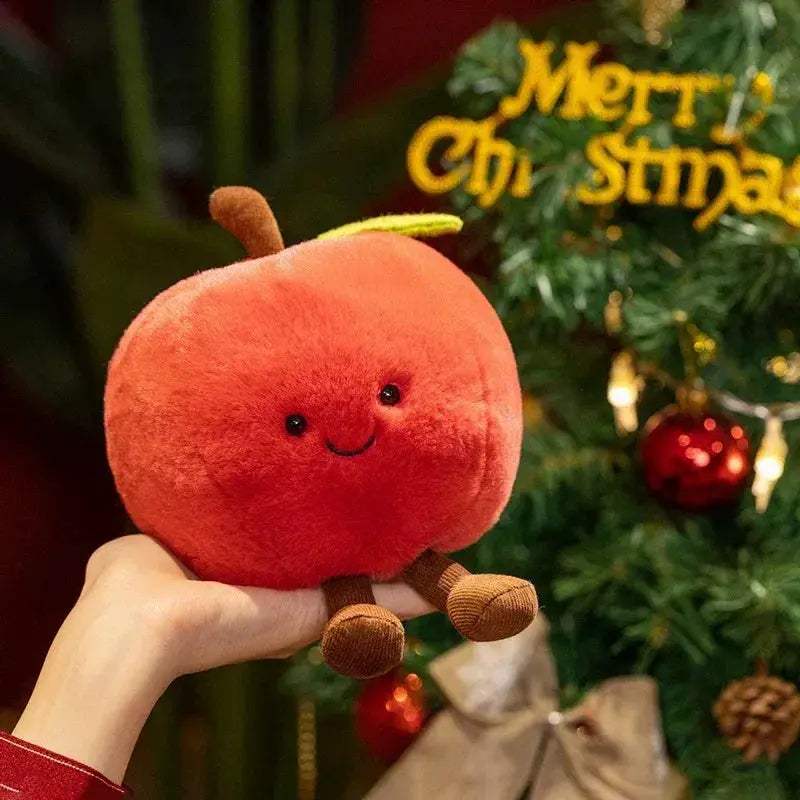 Adorable Christmas Plush Toy Set Soft Apple Doll For Kids - Image 4