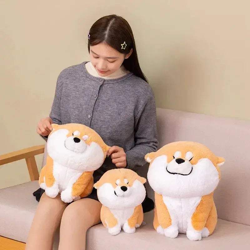 Adorable Shiba Inu Plush Throw Pillow Nap Cushion Toy - Image 5