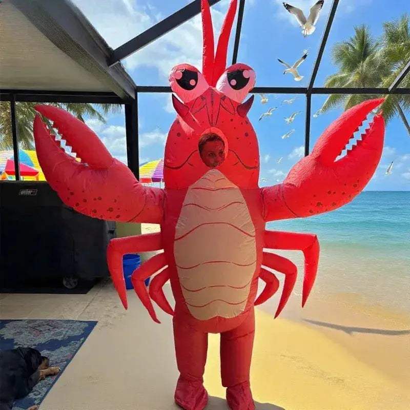 Unisex Inflatable Lobster Costume For Big Party Fun - Image 6