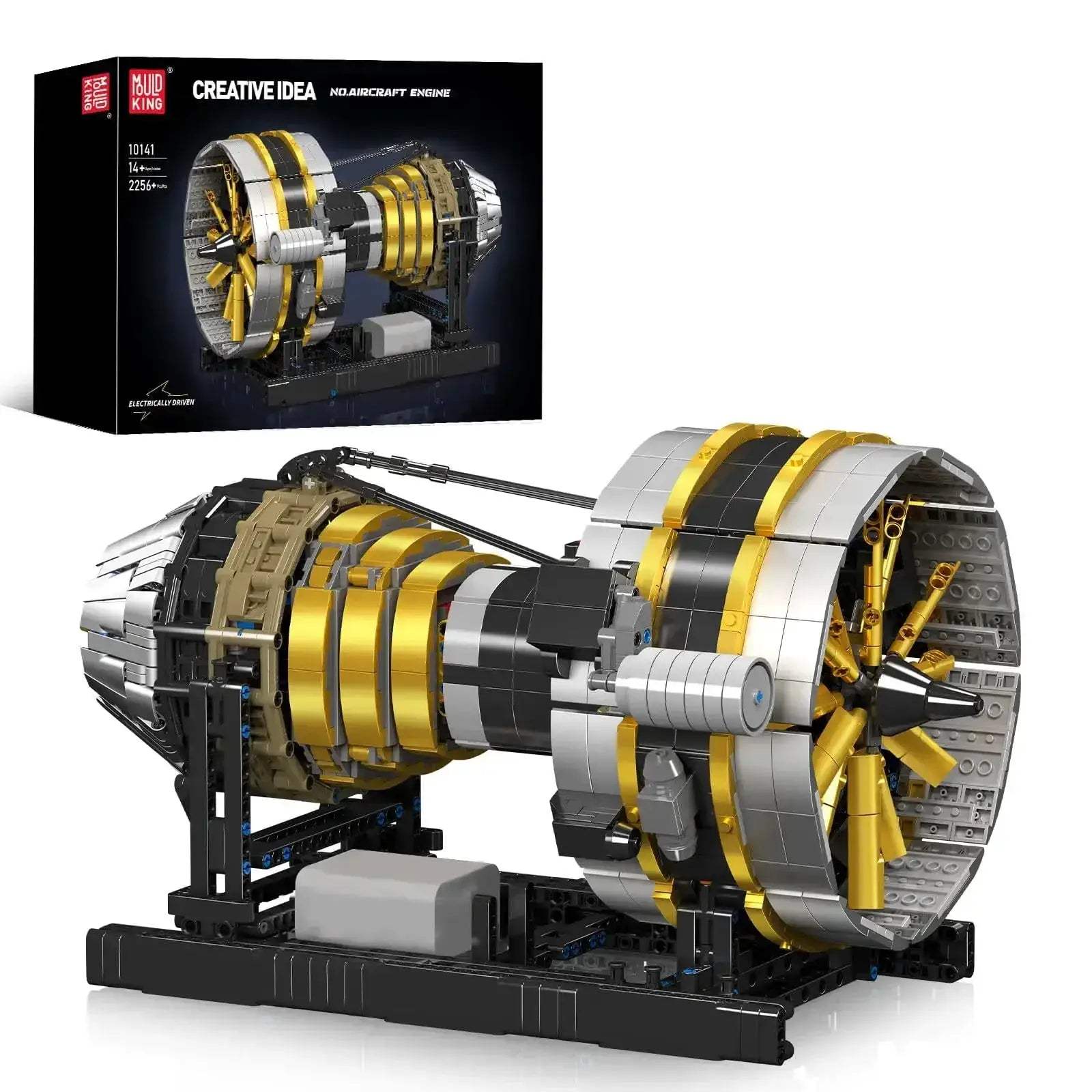 Aircraft Engine Model Building Kit With Power Functions