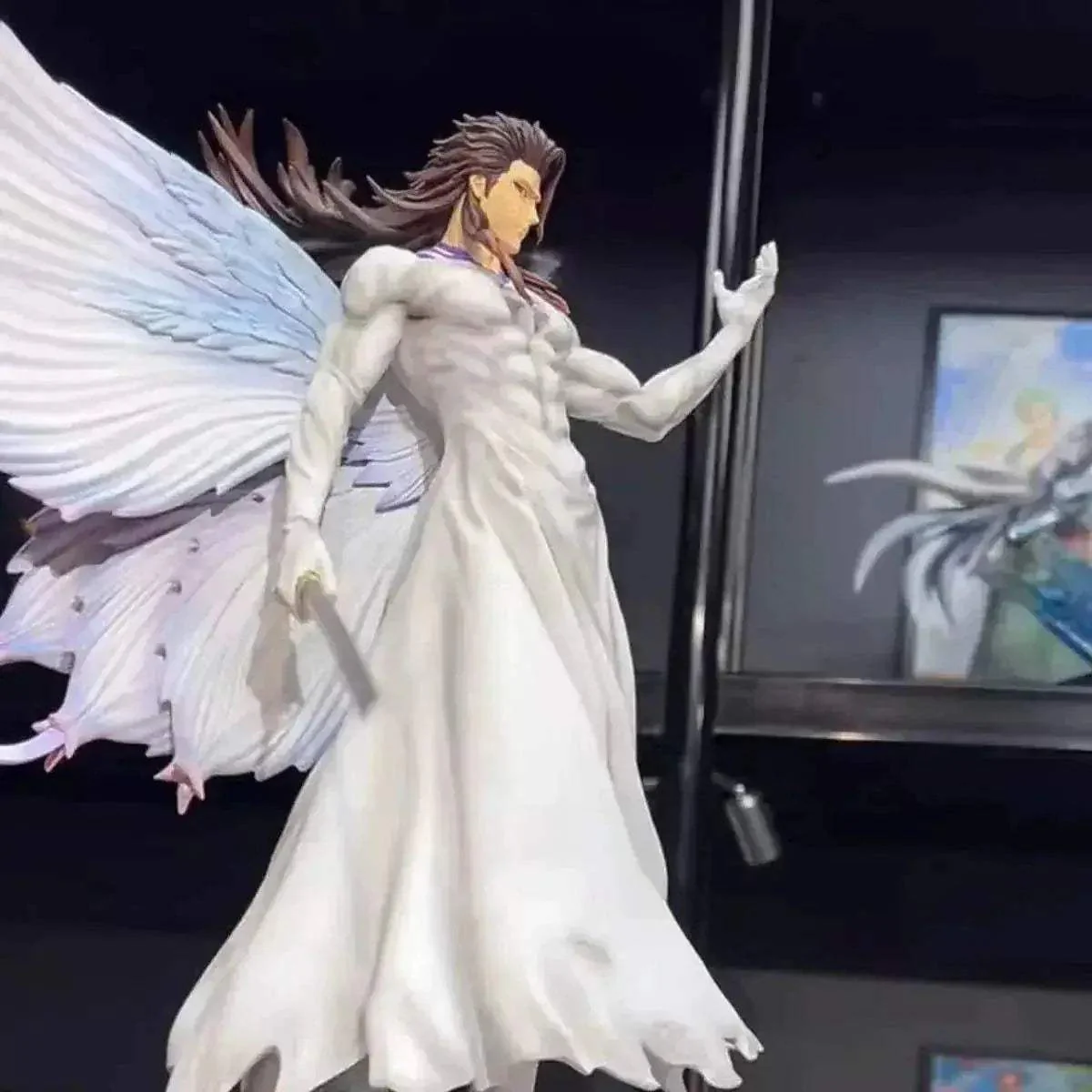 Aizen Sousuke Butterfly Hollowfication Anime Figure Bleach Anime Figurines Statue Collection 31 cm - Image 4