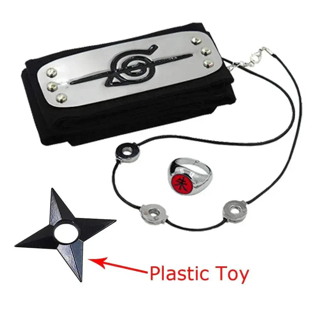Akatsuki Uchiha Itachi Cloak for Kids & Adults Long Black Robe Cosplay Costume with Accessories - Image 4