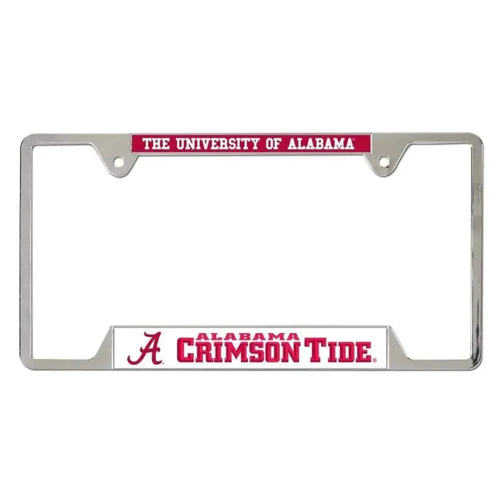 Alabama Crimson Tide Metal License Plate Frame Custom Order