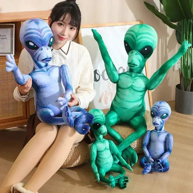 Alien Plush Toy With Movable Joints For Kids And Fans - Image 3